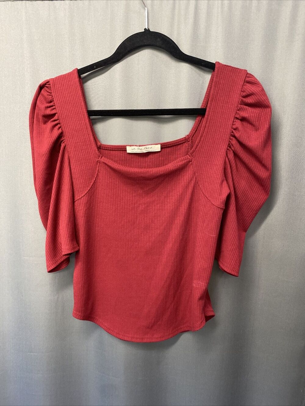 We The Free Top Size Large Maroon (b30)